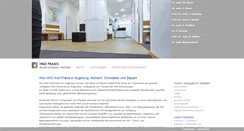 Desktop Screenshot of hno-arzt-augsburg.de